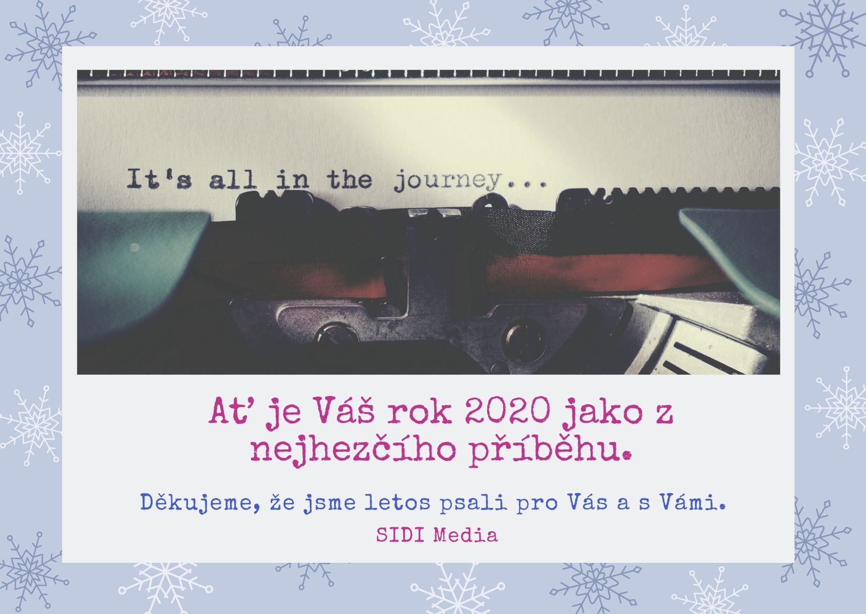 Péefko. Děkujeme, že jsme v roce 2019 psali pro vás a s vámi